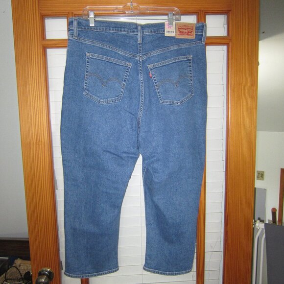 Levi's Wedgie Straight Jeans High Rise Women's 18W-24W NEW Button Fly - Picture 2 of 7